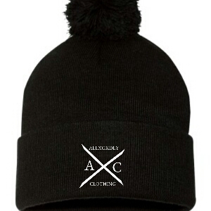 Pomtop AC cross logo beanie 