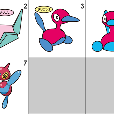 137, 233, 474 porygon, porygon2, porygon-z pan stickers pokemon - Thumbnail 5