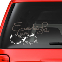 Peter Pan, Never Grow Up Vinyl Decal 