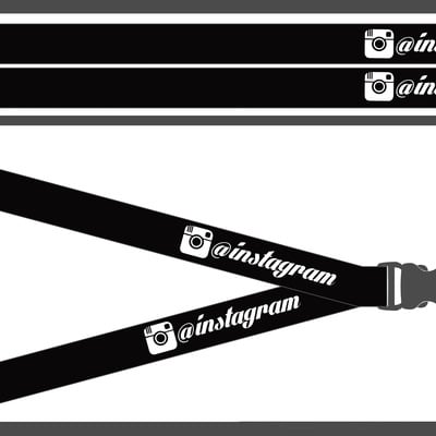 Instagram lanyard
