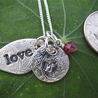 Leaf love, peace, dream, mom - Thumbnail 2