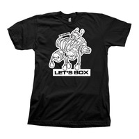 A tribute to the Subaru Boxer Motor, Let's Box - Boxer Engine T-Shirt. Subaru Shirt - Thumbnail 1