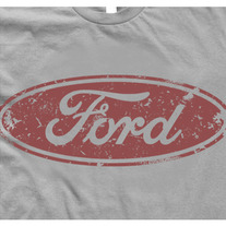 Vintage Ford Washed Logo T-Shirt, Limited Print.,Mustang,Shelby, Classic Car shirt