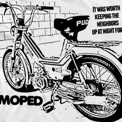 Moped-it was worth keeping the neighbors up at night for... moped lover t-shirt & tank