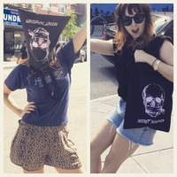 Skull tote bag - Thumbnail 1
