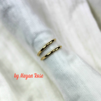 Ear Cuff Double Band Set of Two - Thumbnail 1