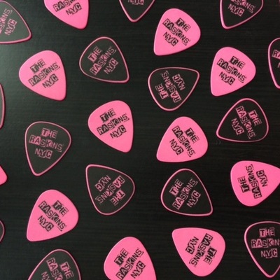 The raskins nyc special limited edition guitar picks..............2 for