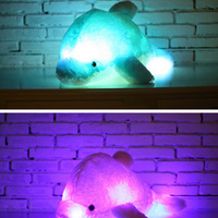 Kawaii cartoon dolphin luminous hold pillow - Thumbnail 4