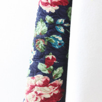 Harajuku retro solid color flowers sleeve hoodie - Thumbnail 4