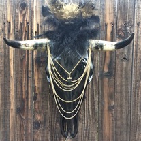 "Gatsby" Cow Skull