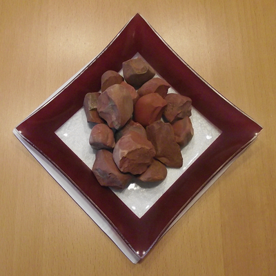 Rough red jasper