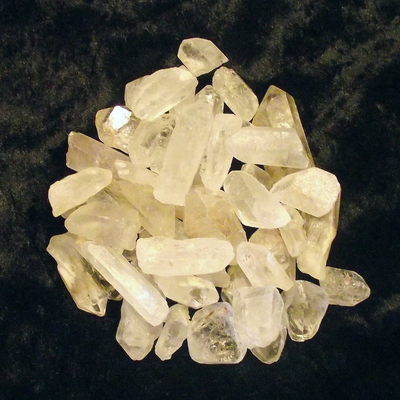 Crystal quartz points