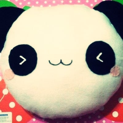 Kawaii panda plush