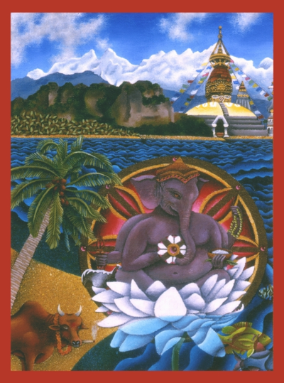 "Folly In Divinity" greeting card