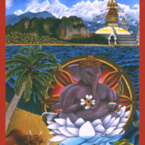 "Folly In Divinity" greeting card
