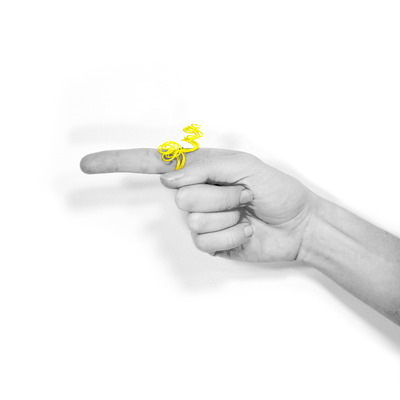 Solar flare ringgg - upcycled nerd jewelry