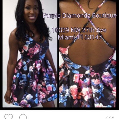 Floral print white only