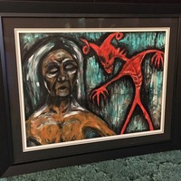 Marisol McKee Art - "Ghouls at the Cemetery" - Thumbnail 1