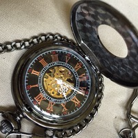 Vintage Style Mechanical Pocket Watch - Thumbnail 1