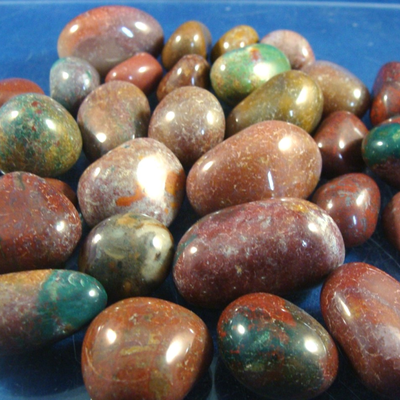 Polished fancy jasper