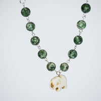 Agate and Elephant Bead Necklace - Thumbnail 2