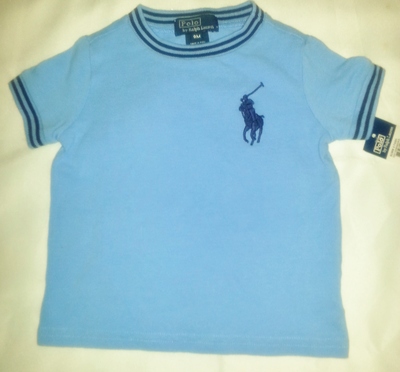 New ralph lauren crew-neck polo  size 9m