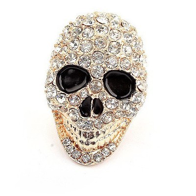 The diamond skull ring