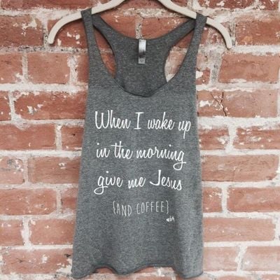 When i wake give me jesus...