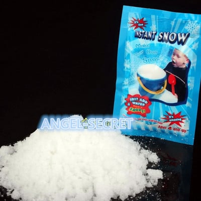 Sn80 instant xmas magic snow powder reusable artificial christmas decoration 80g
