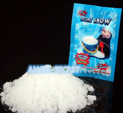 SN80 Instant Xmas Magic Snow Powder Reusable Artificial Christmas Decoration 80g