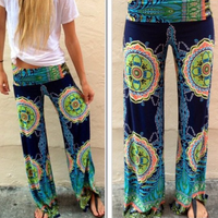 Design Printing Stitching Trousers   52514 - Thumbnail 2