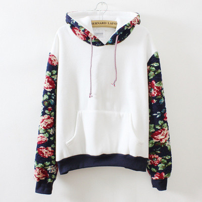 Design flowers hooded sweater   122201 - Thumbnail 4