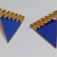 Spiked Triangle Earrings - Colors Available - Thumbnail 4