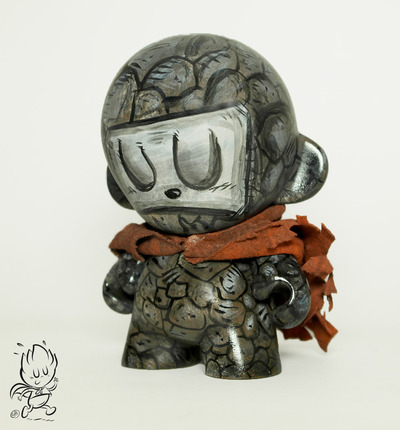 Rock Boy custom Munny 4" figure