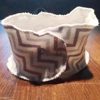 Grey Chevron Bandana Bib - Thumbnail 2