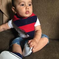 Red and Blue Bandana Bib - Thumbnail 2