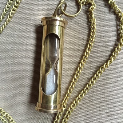 Sand timer pendant