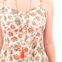 Tassel Necklace with Vintage Chandelier Crystal - Thumbnail 1