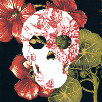 Day of the Dead Floral Print - Sugar Skull - Thumbnail 3
