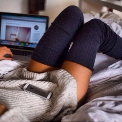 Fashion black wool socks   111909 - Thumbnail 5