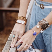 Royal Blue Stone Bangle - Thumbnail 3