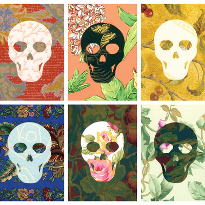 Any two 5x7 prints - day of the dead skulls