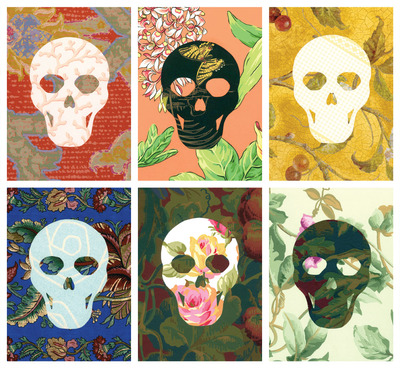 Any Two 5x7 Prints - Day of the Dead Skulls