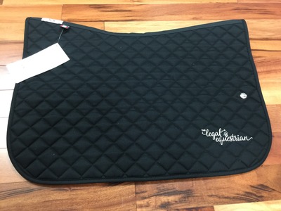 The Legal Equestrian Ogilvy Baby Pad in black
