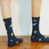 Harajuku cosmic planetary ball socks - Thumbnail 1