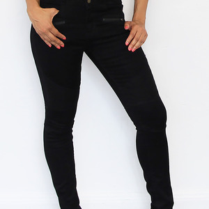 Black Denim High Waisted Jeans