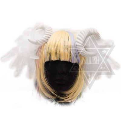 Angelic hybrid headpiece