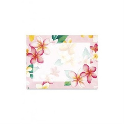Sticky notes - "pink plumerias" 