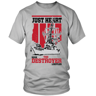 Sean "the destroyer" loeffler light grey tee