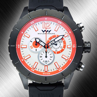 Weil & harburg swift chronograph swiss ronda 5040 mens watch new in deluxe case - Thumbnail 4